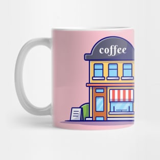 Coffee Shop Cartoon Mug